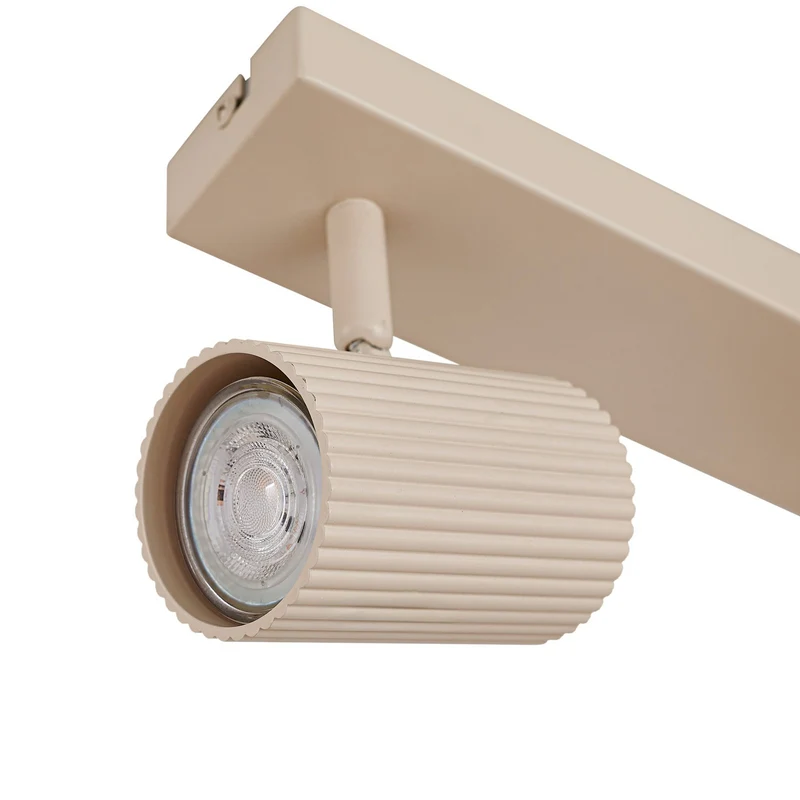 B-Ware Lindby Deckenspots Strahler Kardis beige 3-flammig Metall GU10 LED 3 STÜCK