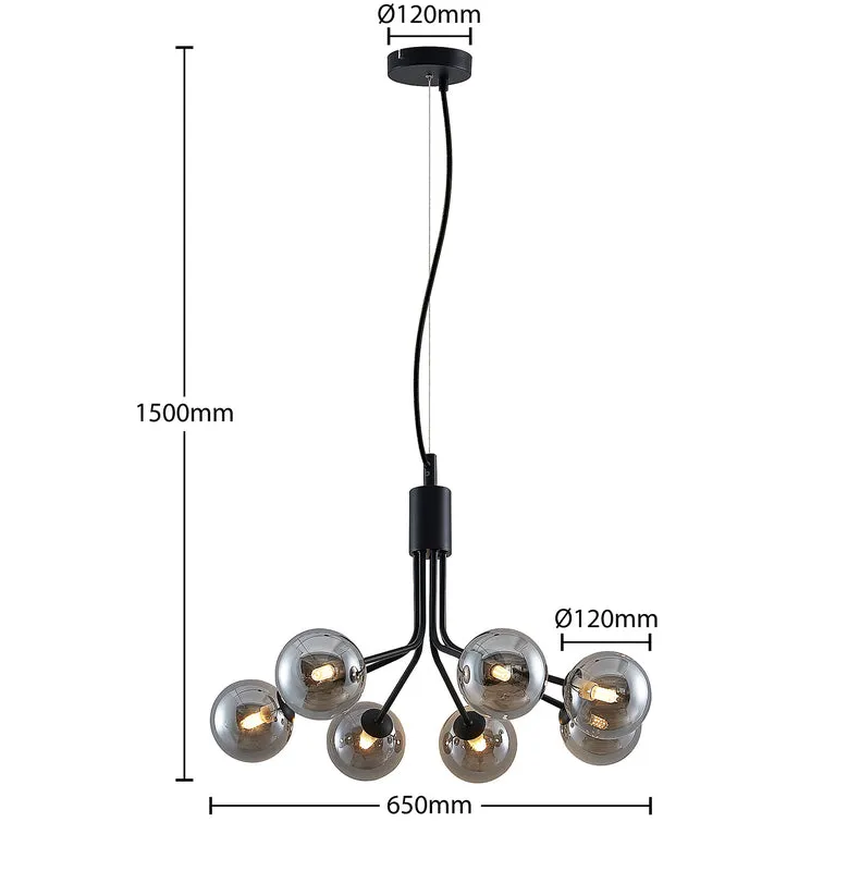 B-Ware Lucande Wynona Pendelleuchte 7-flammig Deckenlampe Hängelampe359