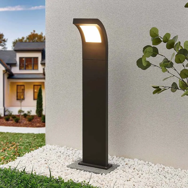 B-Ware Arcchio Wegeleuchte Außenlampe LED Wegelicht grafitgrau Aluminium IP65 100 cm456