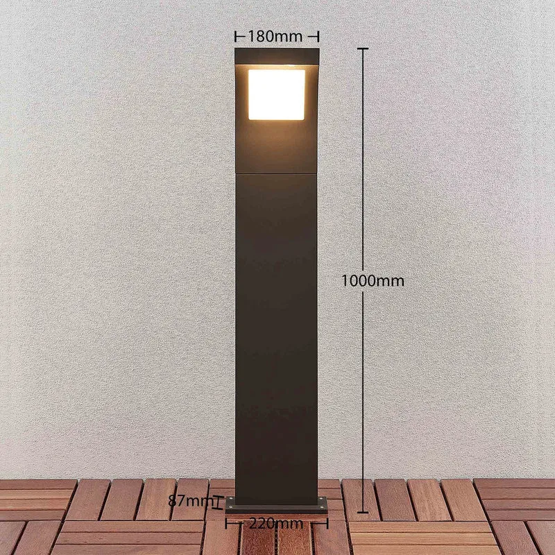 B-Ware Arcchio Wegeleuchte Außenlampe LED Wegelicht grafitgrau Aluminium IP65 100 cm456
