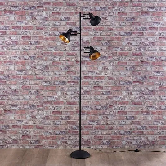 B-Ware Lindby LED-Stehlampe Lilly Wohnzimmerleuchte Deko-Standleuchte Leseleuchte E14