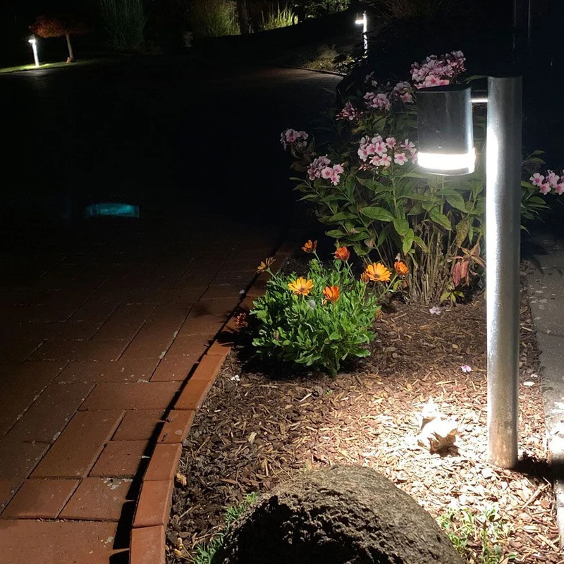 Modena Wegeleuchte mit Pfahl klares Acrylglas, Reflektor