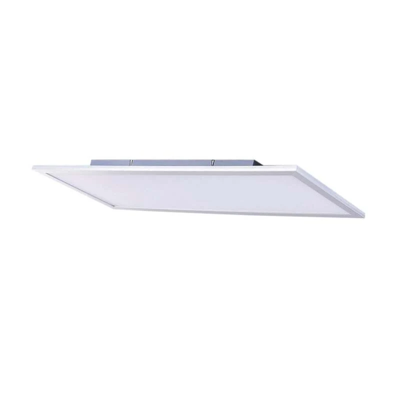 B-Ware LED Panel Deckenleuchte Lichtspender Lindby Livel CCT Silber Alu SIEHE TEXT/FOTO