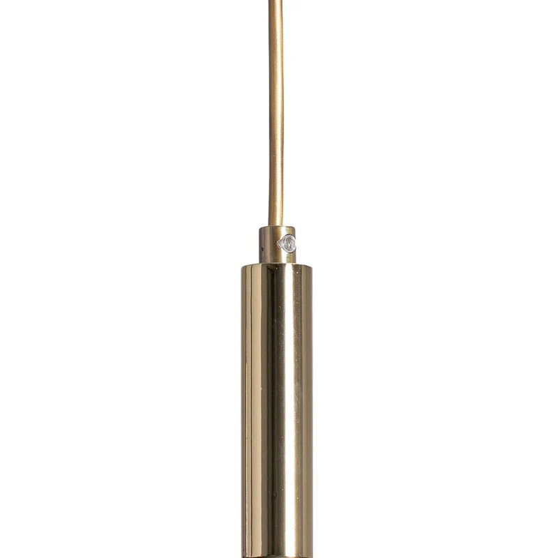 B-Ware Luminex Hängelampe Pendelleuchte Noak Lampe Leuchte 3-flg titan gold Stahl