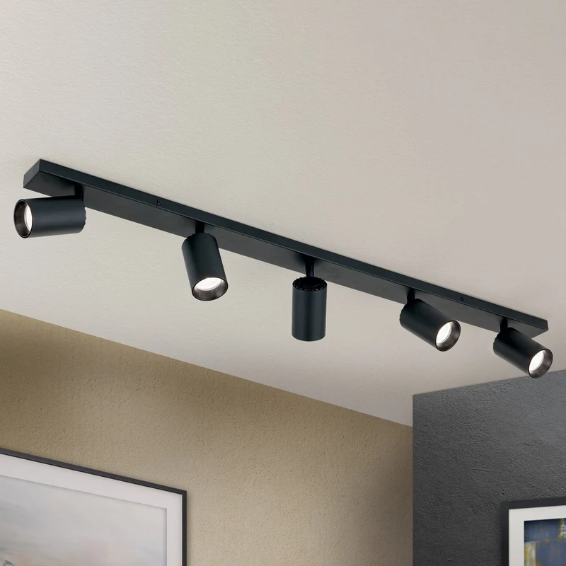 B-Ware Orion Deckenstrahler Sean Deckenlampe Deckenleuchte Leuchte 5-flammig schwarz533