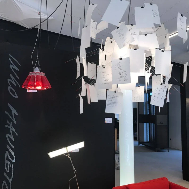 Ingo Maurer Campari Light Pendelleuchte Rot