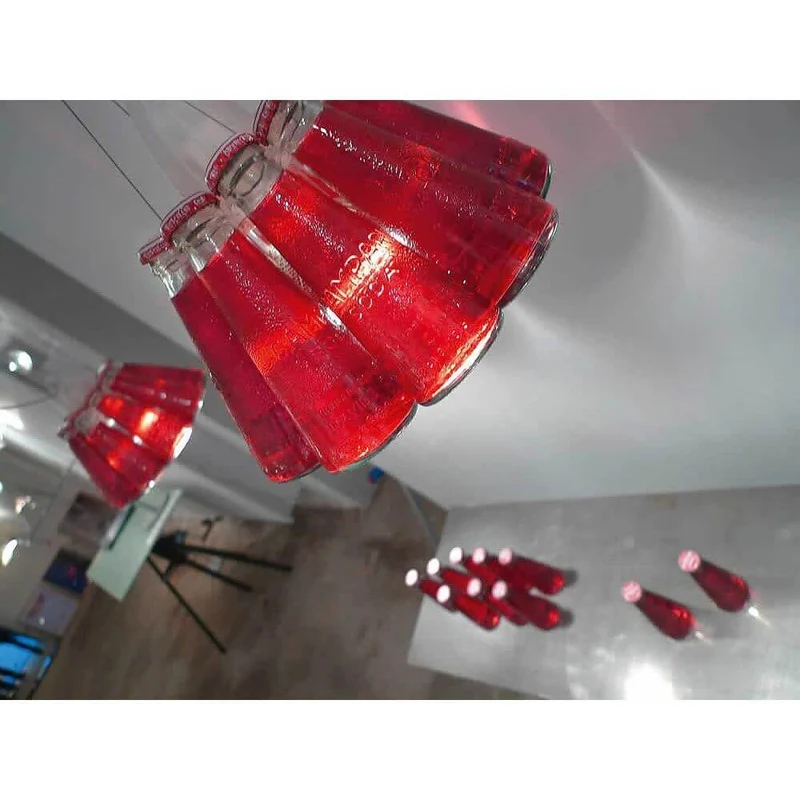 Ingo Maurer Campari Light Pendelleuchte Rot