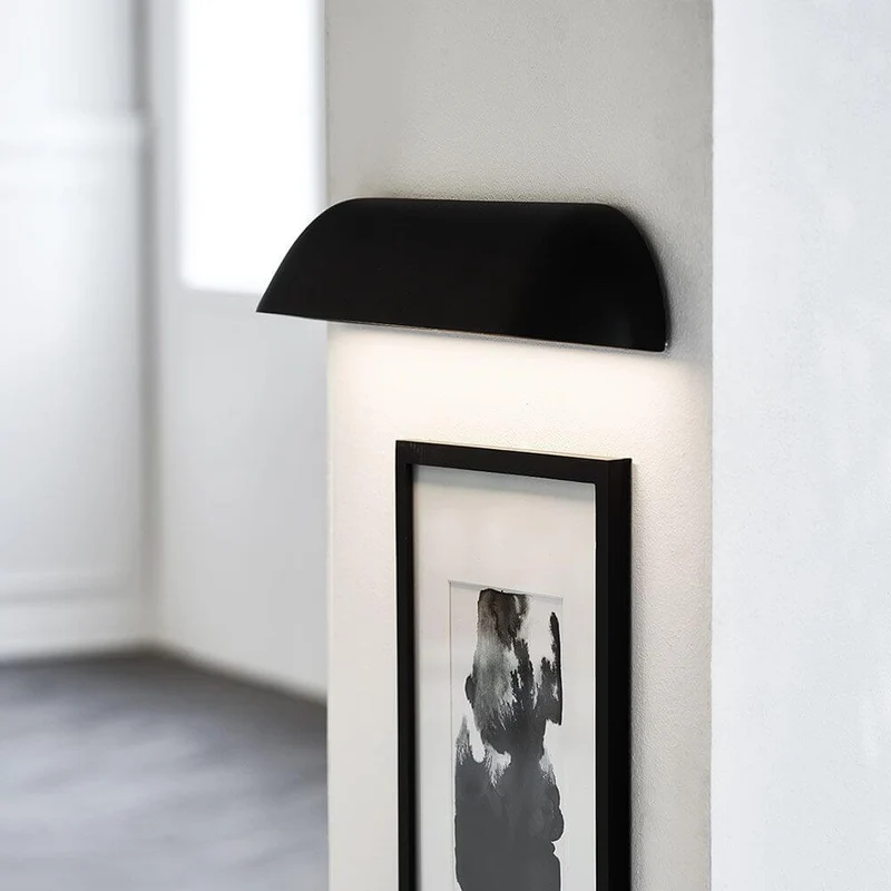 Front 36 LED Außen-Wandlampe IP44 Schwarz