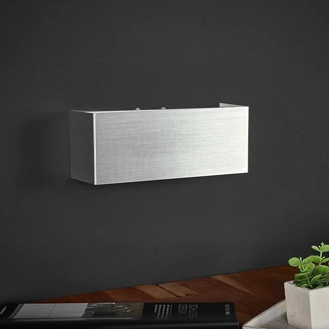 B-Ware Lindby Wandleuchte Wandlampe LED Leuchte Kimberly Aluminiumfarben Metall Modern