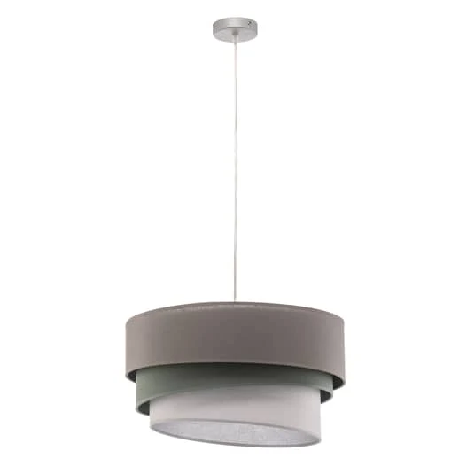 B-Ware Euluna Hängeleuchte Hängeleuchte Lampe Leuchte Trio beige aquamarin écru Ø45