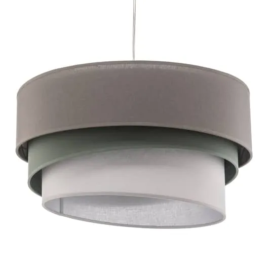 B-Ware Euluna Hängeleuchte Hängeleuchte Lampe Leuchte Trio beige aquamarin écru Ø45