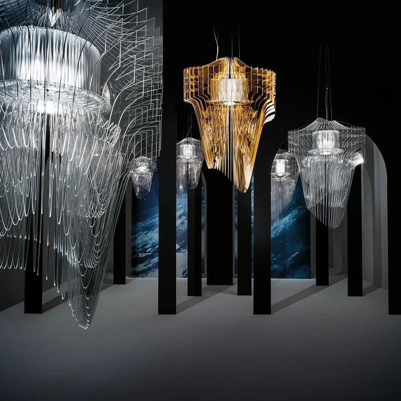 Slamp LED Hängelampe Aria Medium 3500lm 2700K Gold
