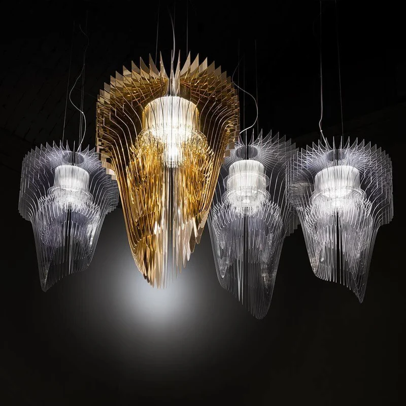 Slamp LED Hängelampe Aria Medium 3500lm 2700K Gold