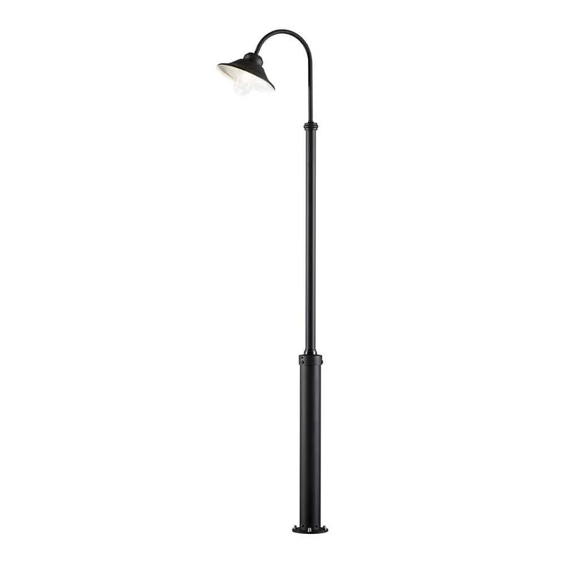 Vega LED Standleuchte 700lm , 3000K Schwarz, klares Glas