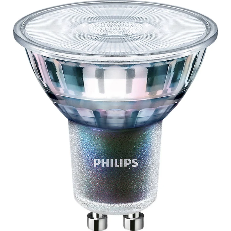 4x B-Ware Philips Lampe LED EEK G Leuchtmittel GU10 2700 K 97 Ra Reflektor 3.9 W 4 STÜCK