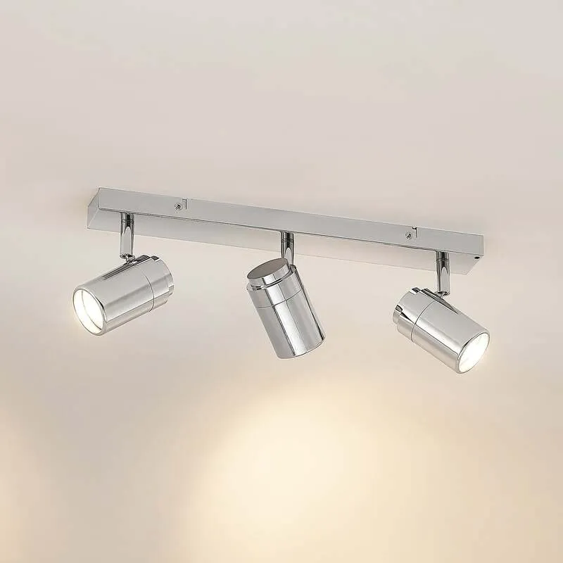 B-Ware Lindby Remilan Deckenstrahler chrom lang Deckenlampe Deckenleuchte Lampe Leuchte