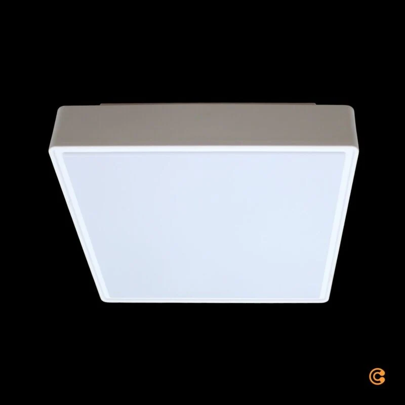 B-Ware Fabas Luce Oban 3225-65-102 Deckenlampe mit Bewegungsmelder 30x30cm weiß IP65