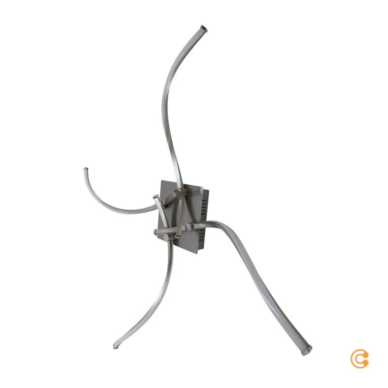 B-Ware Paul Neuhaus Deckenleuchte Lampe LED Polina silber dimmbar Memoryfunktion Stahl