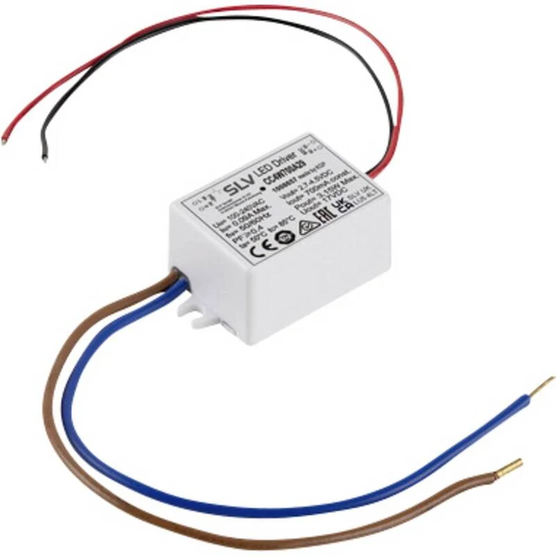 B-Ware SLV LED Treiber Stromversorgung Netzteil LED Konstantstrom 4W 700mA Weiß 5 STÜCK