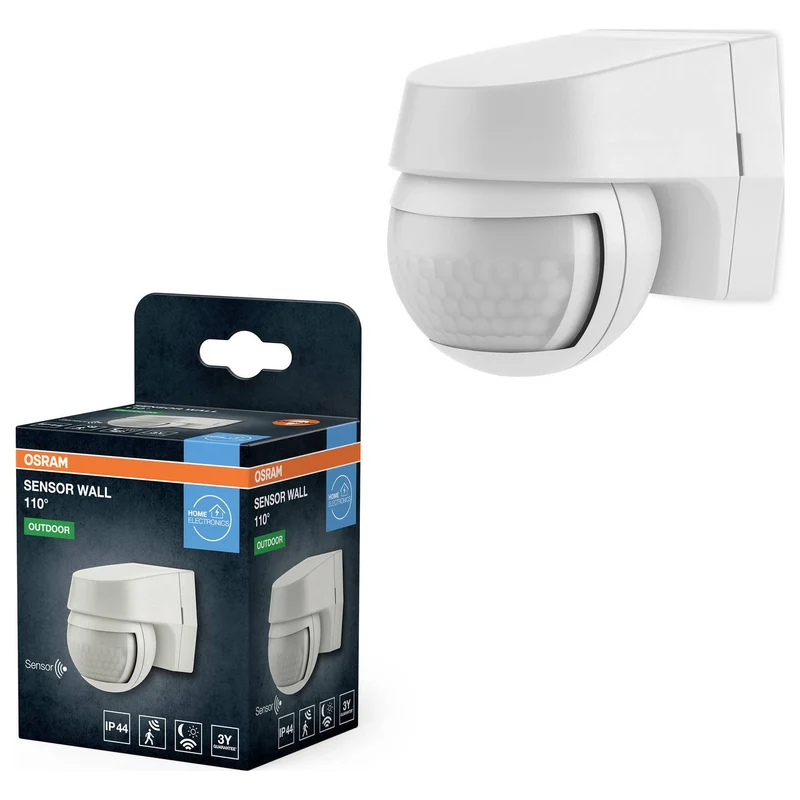 B-Ware OSRAM HOMELIGHTING SENSOR WALL 110DEG IP44 WT 4099854454134 LED Außenlampe