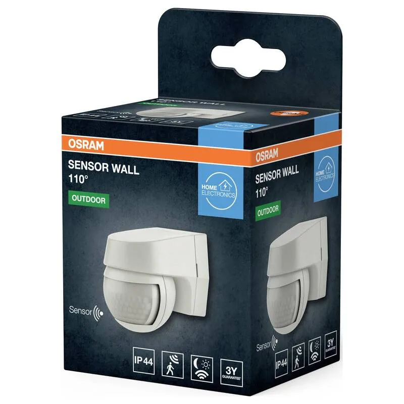 B-Ware OSRAM HOMELIGHTING SENSOR WALL 110DEG IP44 WT 4099854454134 LED Außenlampe