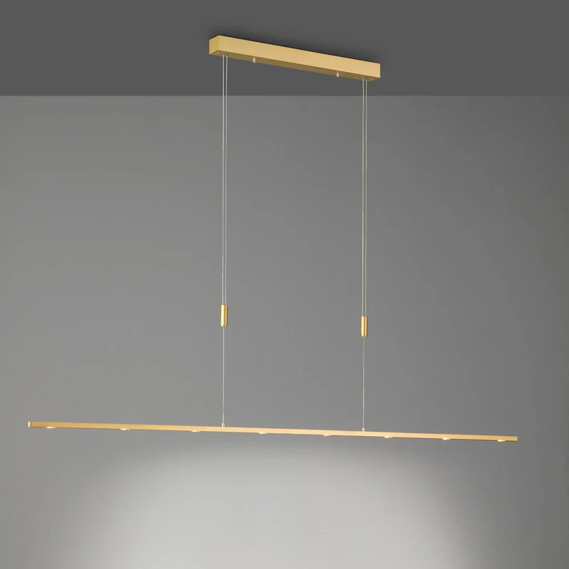 B-Ware Rothfels LED-Pendelleuchte Pendelleuchte Lampe Leuchte Licht IP20 Tolu messin991