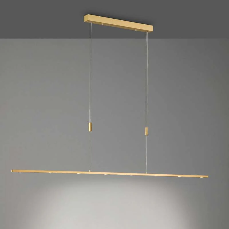 B-Ware Rothfels LED-Pendelleuchte Pendelleuchte Lampe Leuchte Licht IP20 Tolu messin991