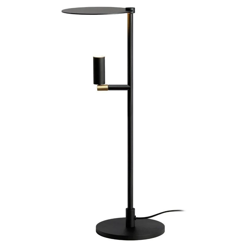 B-Ware Carpyen LED-Tischlampe Schreibtischleuchte Kelly Spot schwarz gold Metall