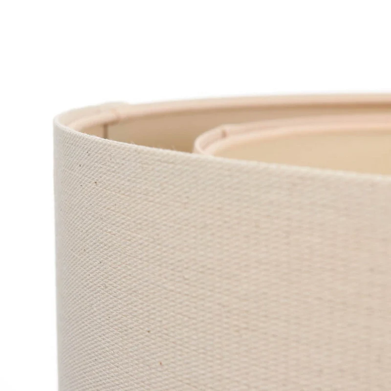 B-Ware Maco Design Hängeleuchte Pendelleuchte Boho creme beige Leinen Jute Ø50cm H20cm