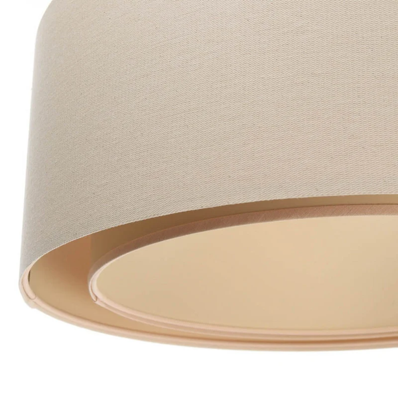 B-Ware Maco Design Hängeleuchte Pendelleuchte Boho creme beige Leinen Jute Ø50cm H20cm