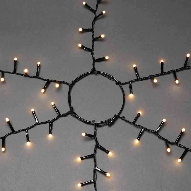 B-Ware Konstsmide Baummantel Baumumhang LED Lichterkette Bernstein 400cm SIEHE TEXT