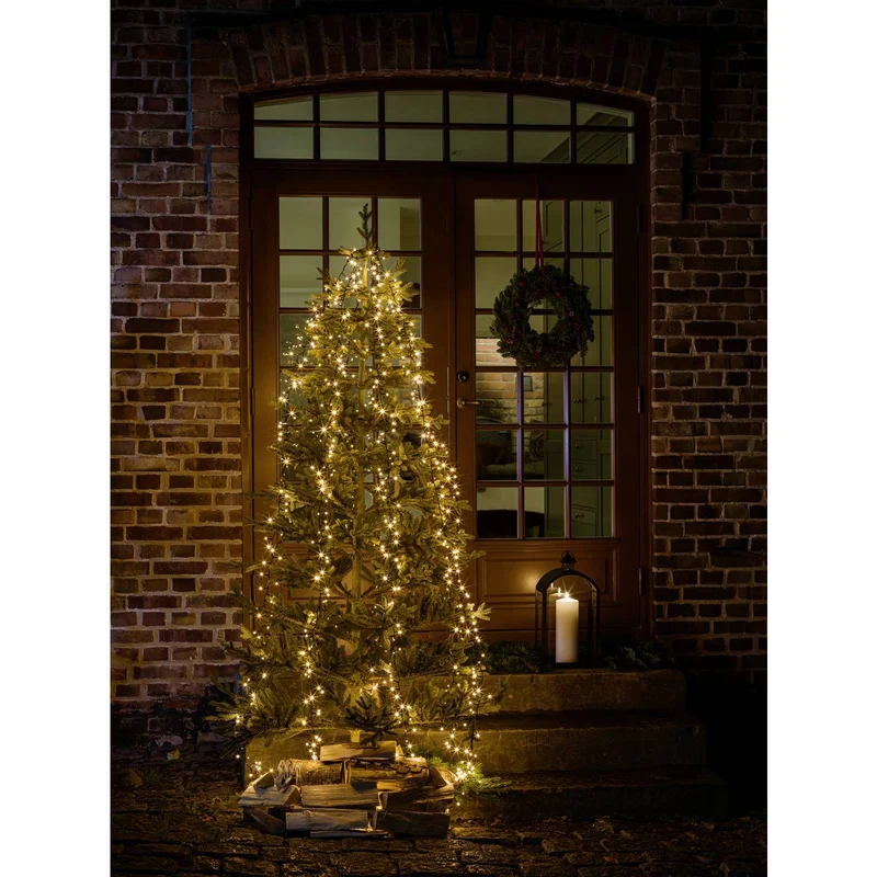 B-Ware Konstsmide Baummantel Baumumhang LED Lichterkette Bernstein 400cm SIEHE TEXT