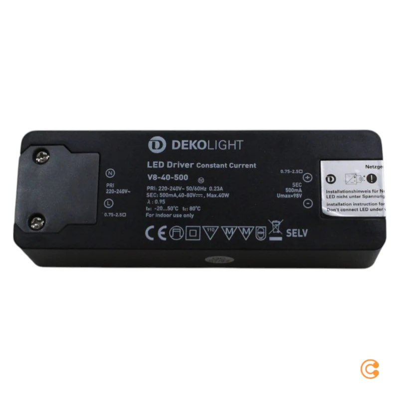 B-Ware Deko Light BASIC CC LED-Treiber Konstantstrom Netzteil 40W 050A 40-80VDC 1St