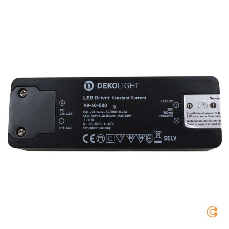 B-Ware Deko Light BASIC CC LED-Treiber Konstantstrom Netzteil 40W 050A 40-80VDC 1St