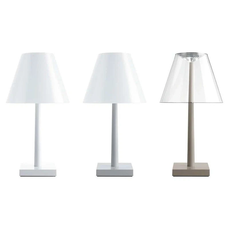 Rotaliana Dina+ Akku LED-Tischleuchte mit Ladestation Weiß