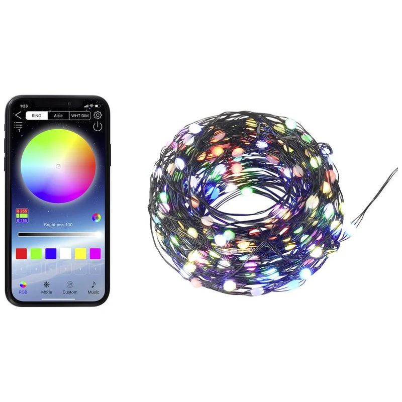 B-Ware Sygonix SY-5167250 USB-Lichterkette Weihnachtsbeleuchtung Lichterkette 2 STÜCK