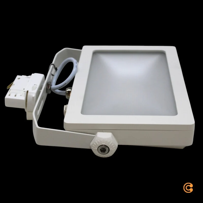 B-Ware Deko-Light LED Strahler Flutlicht 3-Phasen Schienensystem SMD 4000 K Alu Weiß