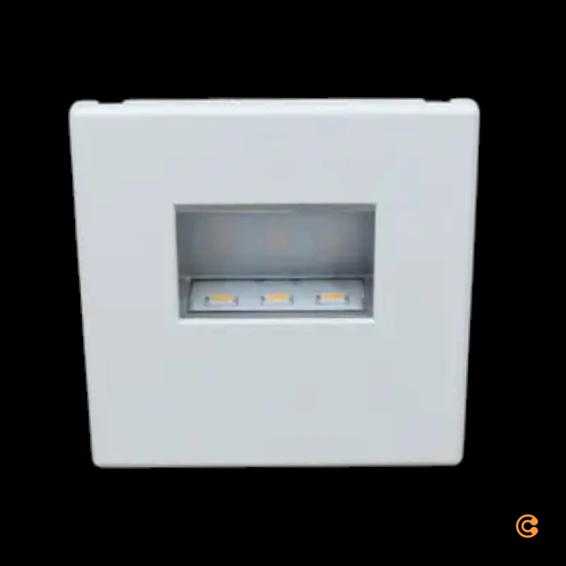 B-Ware PAULMANN LED Wandeinbauleuchte Einbauleuchte Edge Quadro 80x5mm 1,2W 230 3 STÜCK