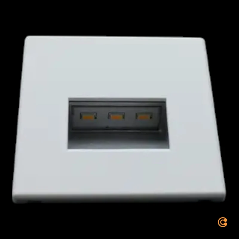 B-Ware PAULMANN LED Wandeinbauleuchte Einbauleuchte Edge Quadro 80x5mm 1,2W 230 3 STÜCK