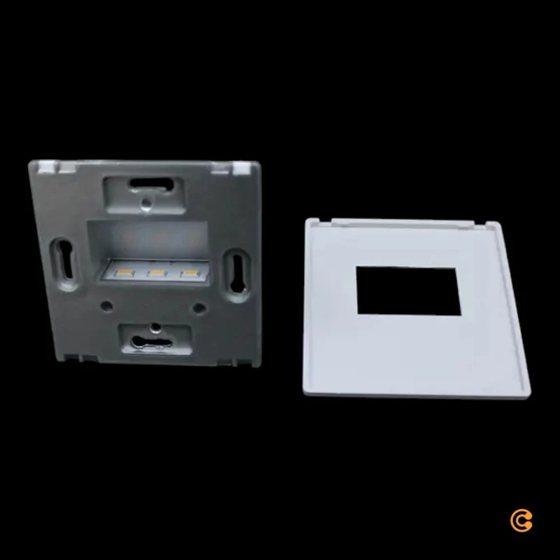 B-Ware PAULMANN LED Wandeinbauleuchte Einbauleuchte Edge Quadro 80x5mm 1,2W 230 3 STÜCK
