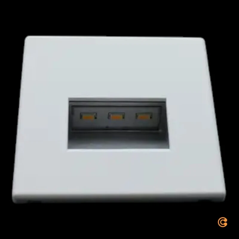 B-Ware PAULMANN LED Wandeinbauleuchte Einbauleuchte Edge Quadro 80x5mm 1,2W 230 3 STÜCK