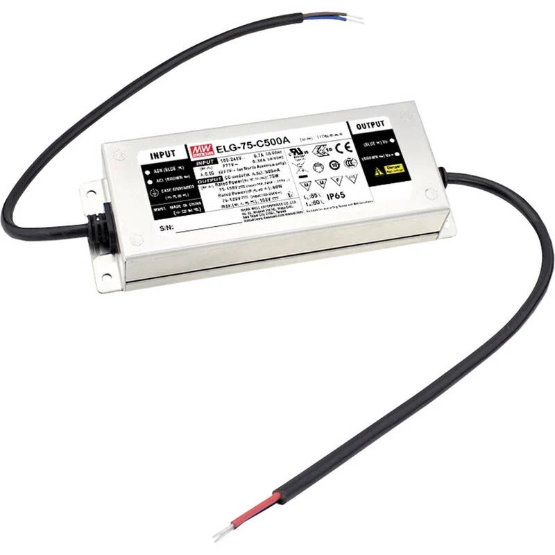 B-Ware Mean Well LED Treiber Betriebsgerät LED Netzteil Konstantstrom Metall IP67 74,9W