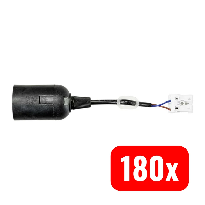 B-Ware Sygonix SY-4995230 Lampenfassung E27 230 V 500 W 150 mm Klemmanschluss 180 STÜCK