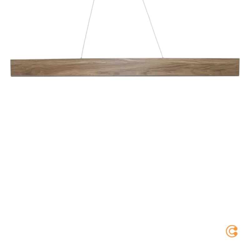 B-Ware Paul Neuhaus Pendelleuchte Hängeleuchte LED Palma Fernbedienung Holzdekor sch378
