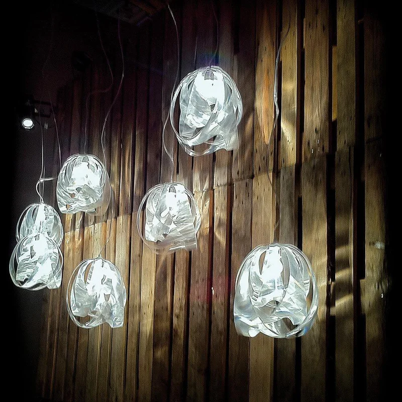 Slamp Pendelleuchte Goccia Prisma Transparent