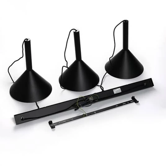 B-Ware Arcchio Tadej Pendelleuchte Pendelleuchte Lampe Leuchte 3-flammig schwarz g790