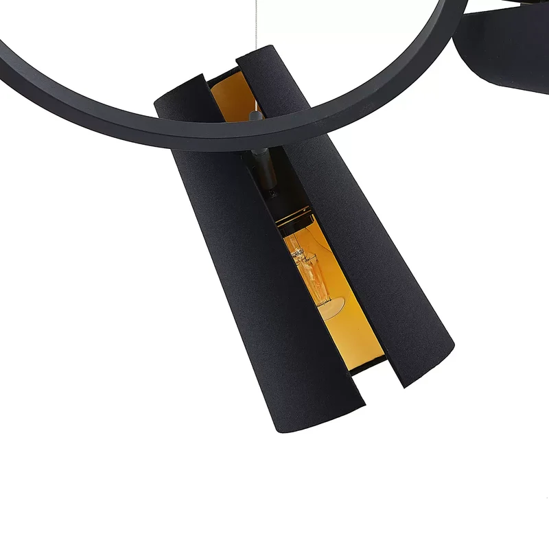 B-Ware Lucande Hängeleuchte Pendelleuchte Hängelampe Deckenleuchte schwarz LED Lampe