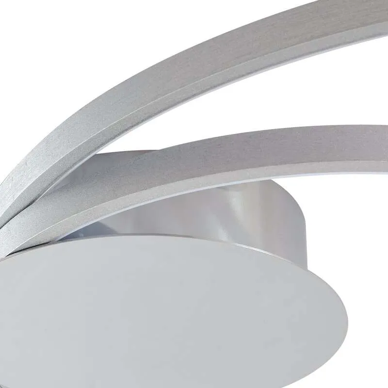 B-Ware Lindby Nerwin LED-Deckenleuchte Deckenlampe Lampe Leuchte 30 Watt alu chrom330