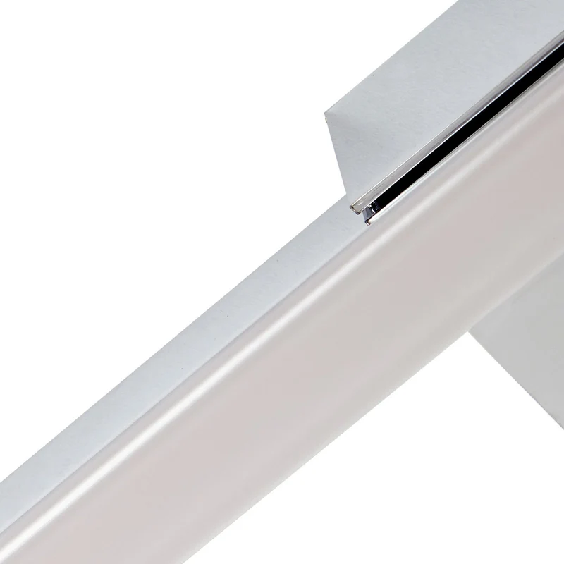 B-Ware Lucande Spiegellampe Badleuchte LED chrom Aluminium 120cm IP44 SIEHE TEXT