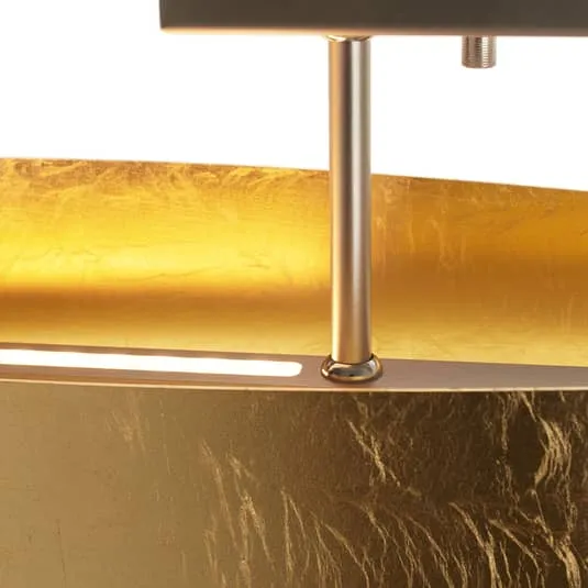 B-Ware Rothfels LED-Deckenlampe Deckenlampe Lampe Leuchte Lian mit Schlagmetallfinish
